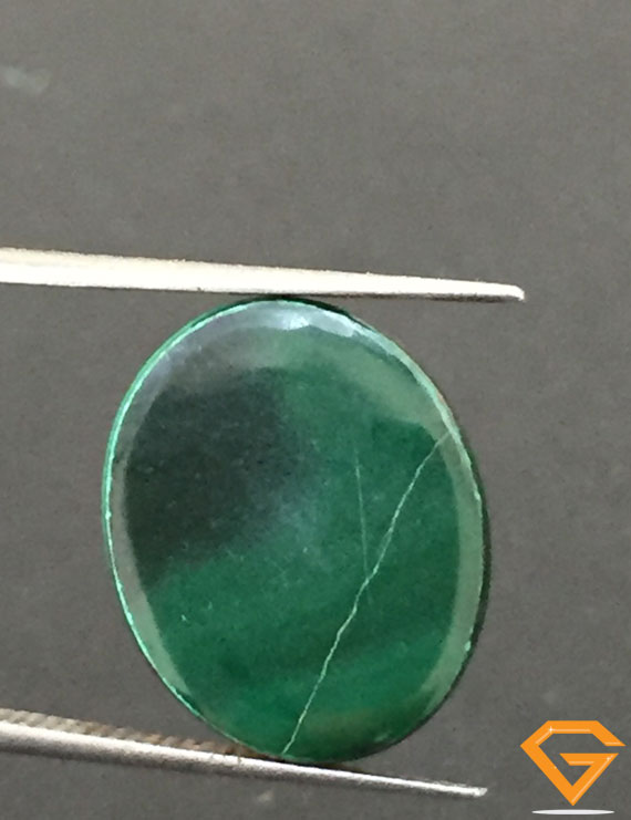 18.06 ct Natural Certified Malachite stone
